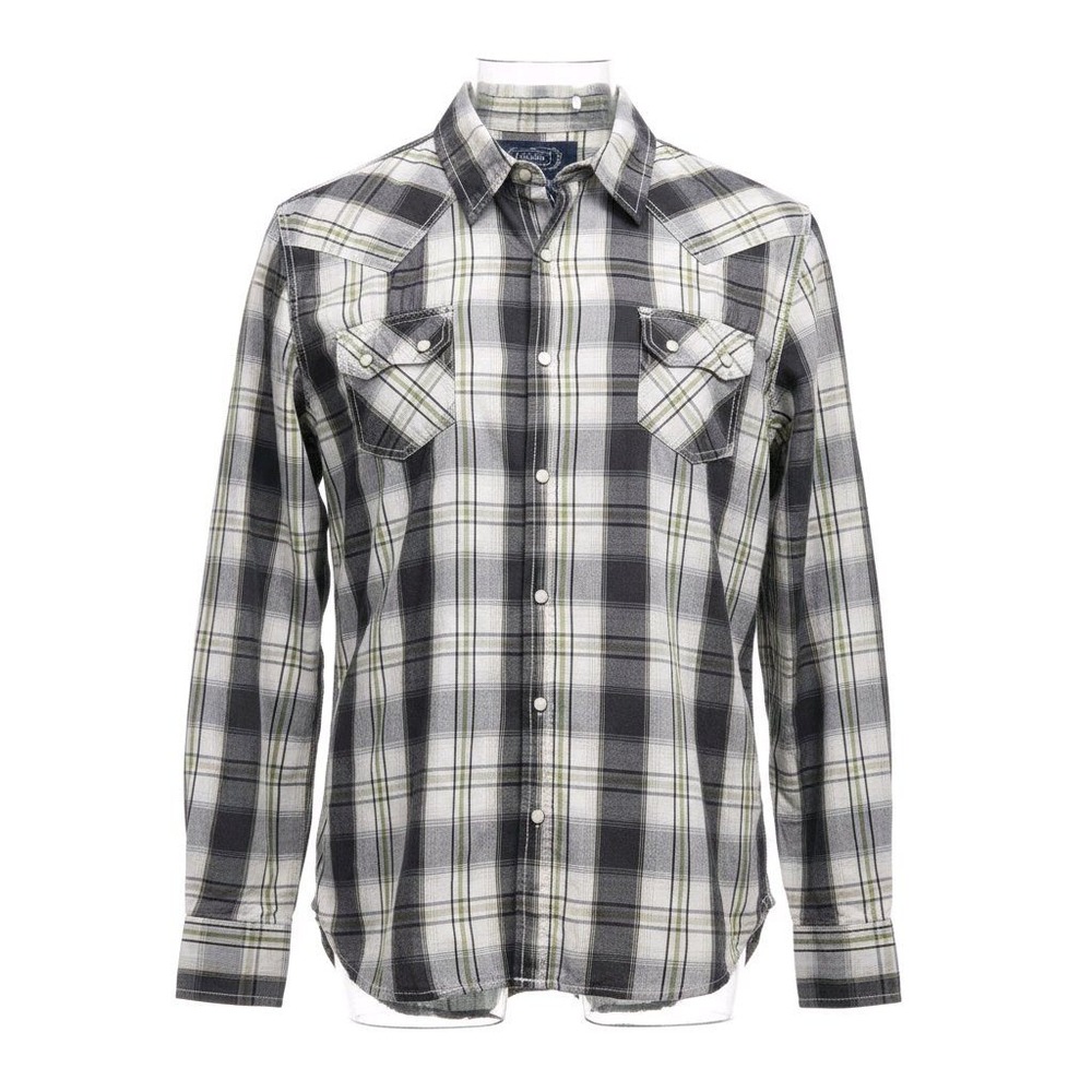 GPH Supply‎ Co Western Plaid Pearl Snap Shirt Mens XL Long Sleeve Cotton